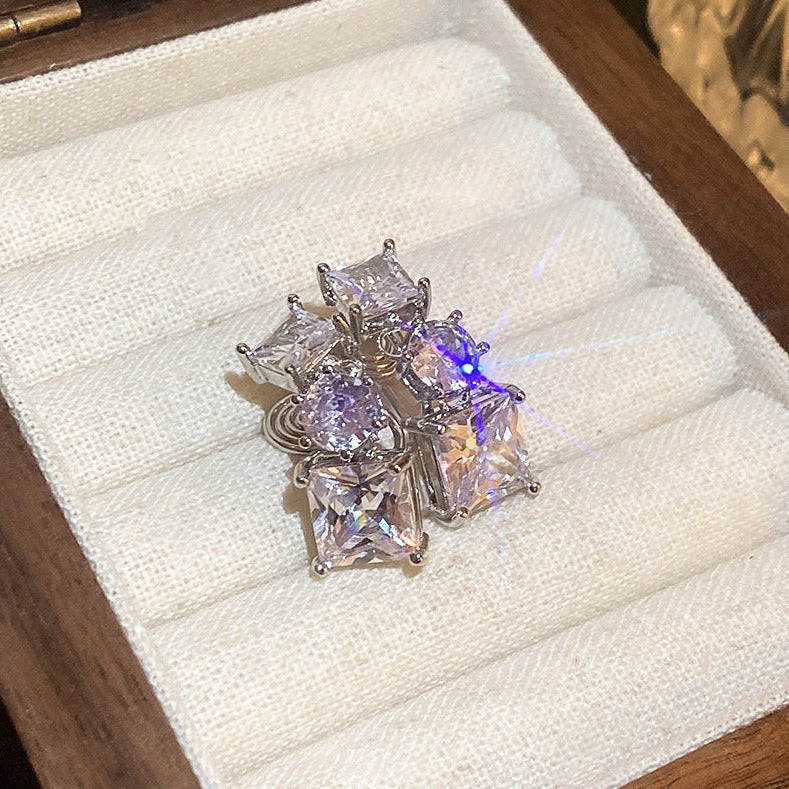 璀璨流光闪钻耳夹 Clip On Earring