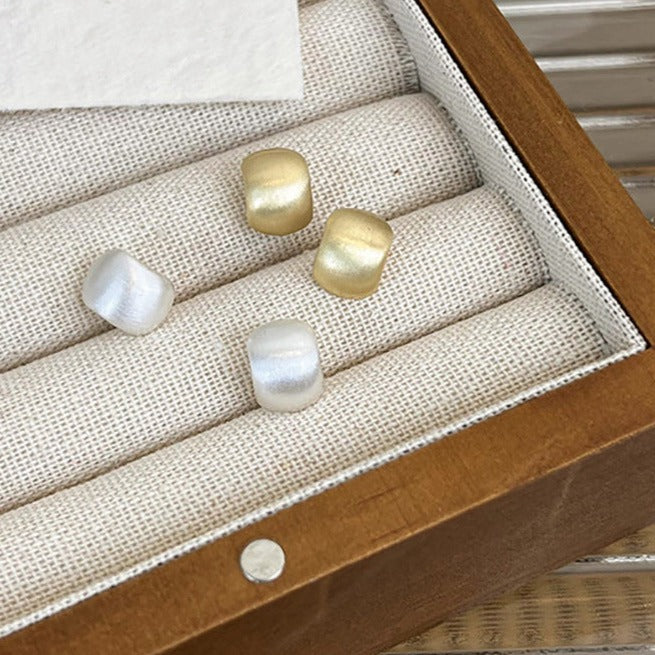 金/银小豆子耳夹 Clip On Earring