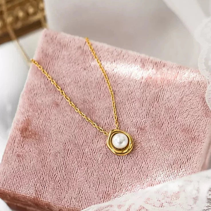 轻奢珍珠锁骨项链 Necklace