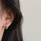 轻奢闪锆环形耳圈耳夹 Clip On Earring