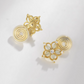 清新锆石花朵耳夹 Mini Zircon Clip On Earring