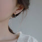 宫廷风宝蓝石流苏耳夹 Clip On Earring