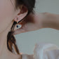 宫廷风宝蓝石流苏耳夹 Clip On Earring