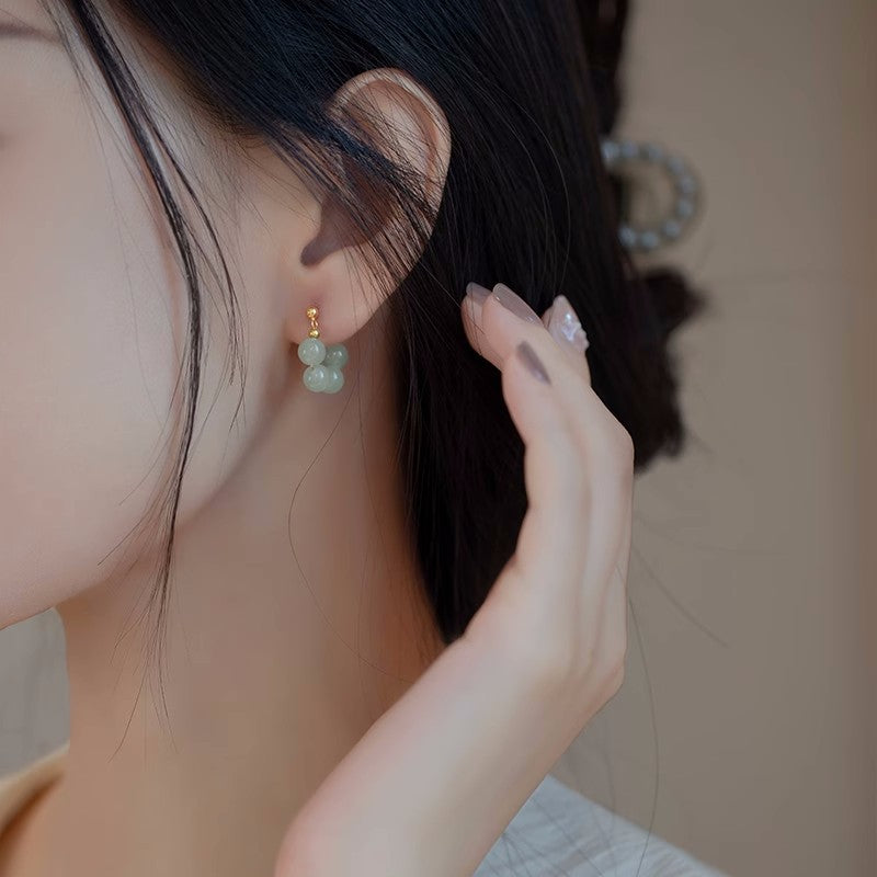 温润如玉U形耳夹 Clip On Earring