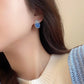 渐变糖果水晶耳夹 Clip On Earring