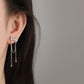 锆石蝴蝶结流苏耳夹 Clip On Earring