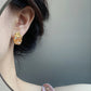 渐变糖果水晶耳夹 Clip On Earring