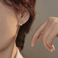 💖店主强推💖 镂空水钻双爱心耳夹 Gold Double Heart Zircon Clip on Earring