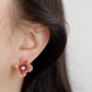 渐变粉色满钻耳夹 Clip On Earring