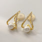 气质V珍珠通勤耳夹 Clip On Earring