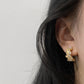 金/银超闪C圈锆石耳夹 Zircon C Shape Clip On Earring