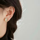 椭圆猫眼石高级感耳夹 Clip On Earring