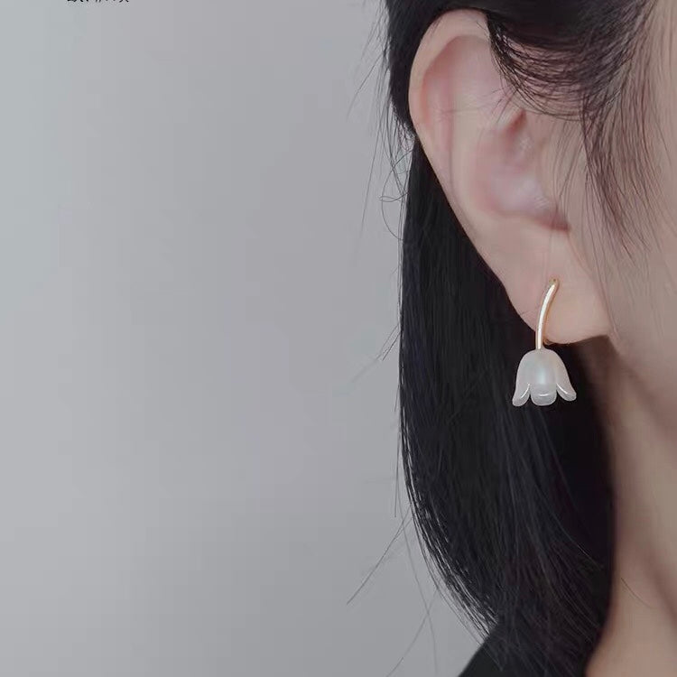 简约铃兰耳夹 Lily Of The Valley Clip On Earring