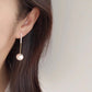 简约流苏珍珠耳夹 Pearl Tassel Clip On Earring