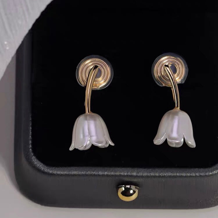 简约铃兰耳夹 Lily Of The Valley Clip On Earring